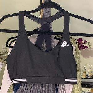 Adidas black sportsbra